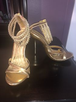 Gold heels