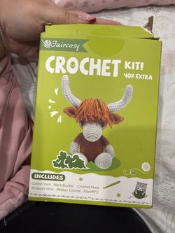 Faircosy Crochet Kit - Cow Plushie