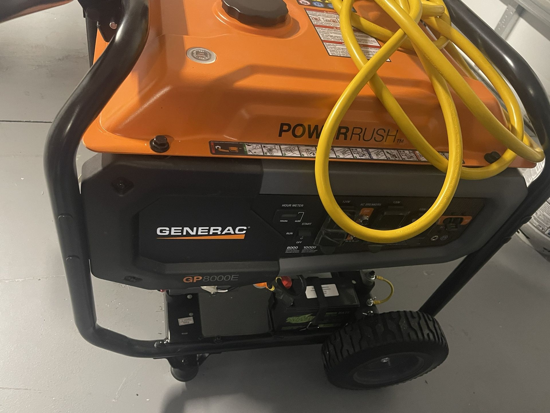 Brand New Never Used Generac Generator GP8000E