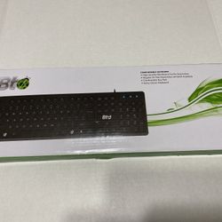 Desktop wired keyboard for Windows, Plug and Play, Full-Size high quality membrane keystrokes, comfortable key pad, classic keyboard brand new