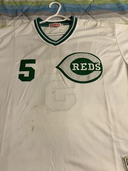 Cincinnati Reds St. Patty’s Day 1975 Johnny Bench Size XL Adult Mens Jersey 