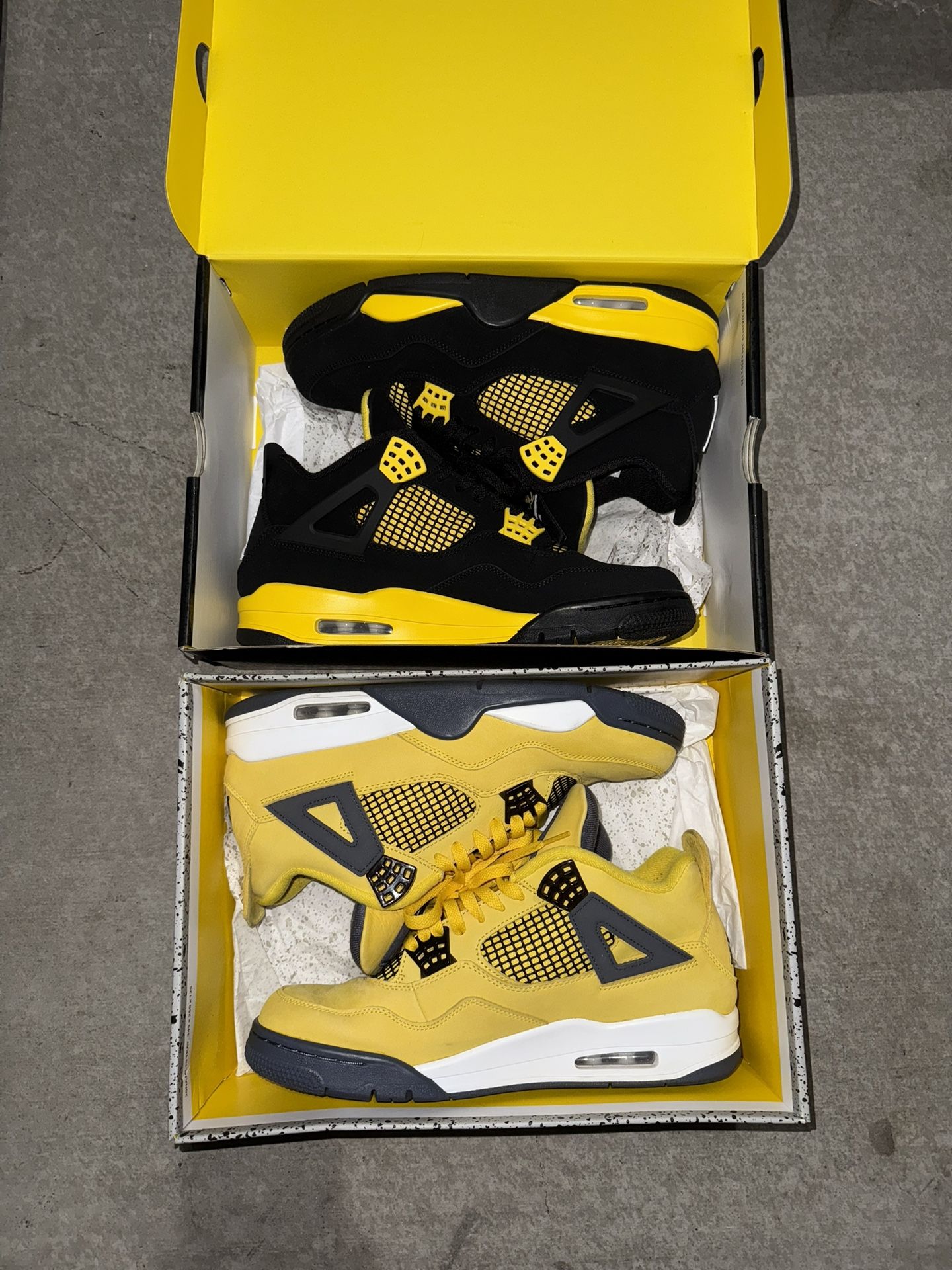 Air Jordan 4 Thunder And Lighting Size 11