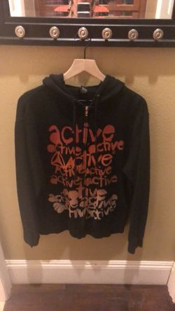 Large active men’s sweatshirt jacket