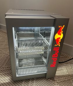 Red Bull mini fridge