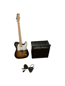 Fender Electric Guitar Squire Tele Affinity with Amp Line 6 Spider IV