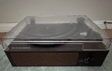 Wockoder Record Player & 2 Speakers