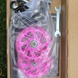 Kids Bike Training Wheels Pink