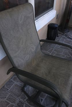 Patio table with 6 chairs