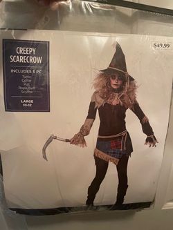 Creepy Scarecrow Halloween Costume Large