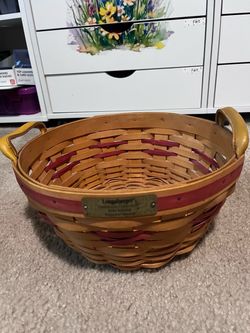 Longaberger popcorn basket