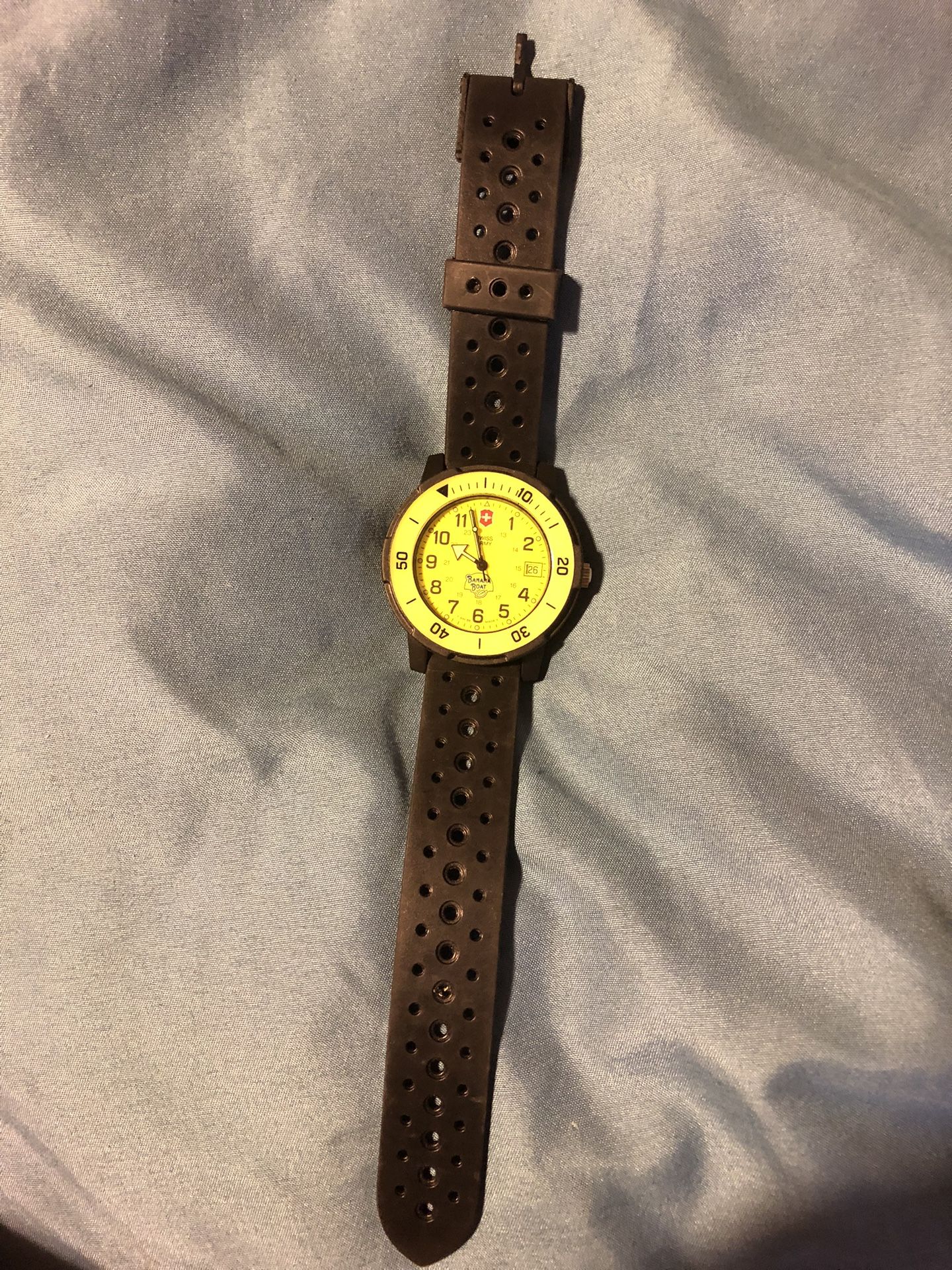 Swiss Army Watch Andre Agassi Yellow for Sale in Oakland FL OfferUp