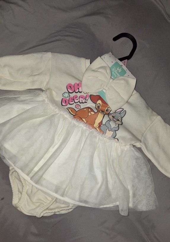 Disney Baby Outfit 0-3 Months