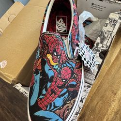 Spider-Man Slip On VANS - RARE/Discontinued