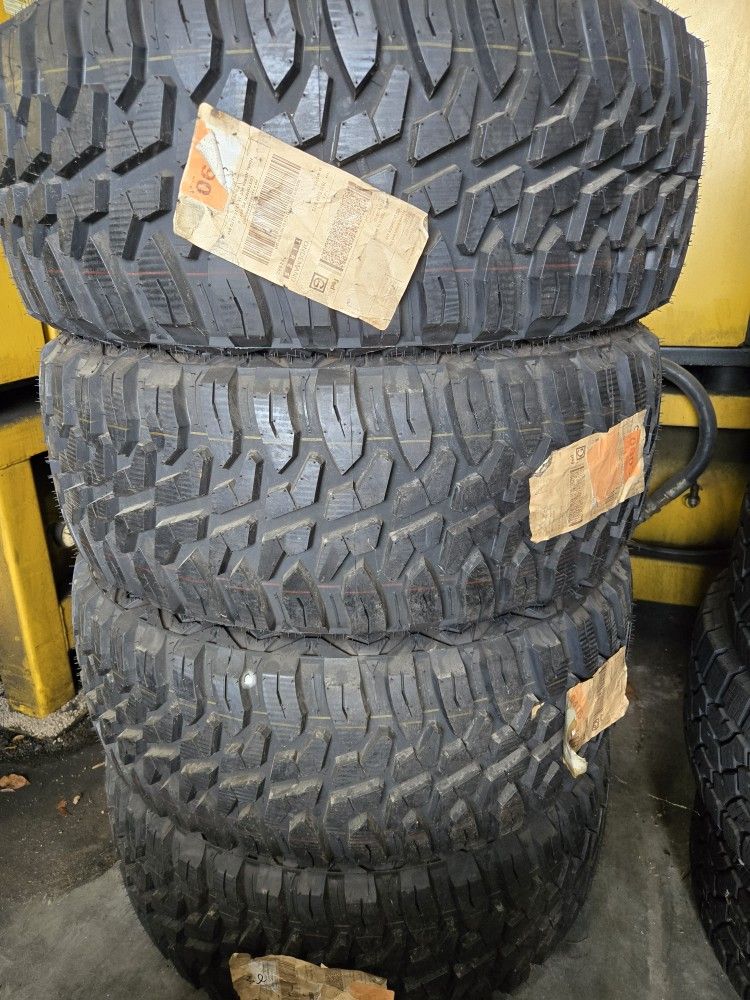 (4) 35x12.50R24 Haida M/T Tires 35 12.5 24 Inch MT