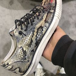 John Varvatos Snakeskin Sneakers Designer