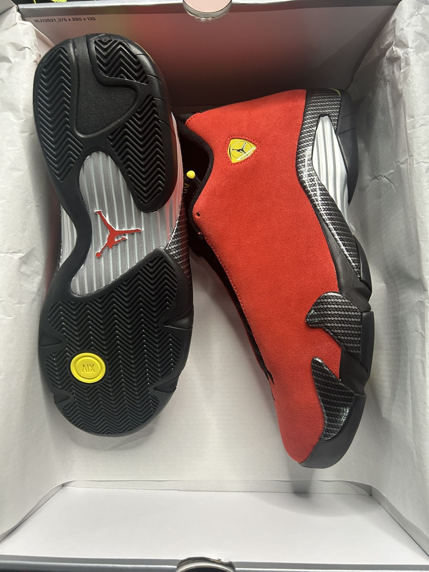 Jordan 14 Ferrari Size 12 New
