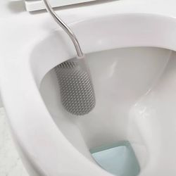 Joseph Joseph Flex Smart Toilet Brush with Holder in Grey/White. (New never used) OBO