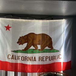 Polyester California Republic Flag (Large)