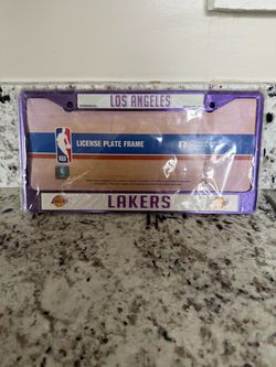 Lakers Car Plate