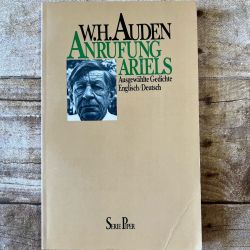 W.H. Auden Anrufung Ariels: Selected Poems, Bilingual English German Paperback