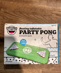 Big mouth pool beer pong