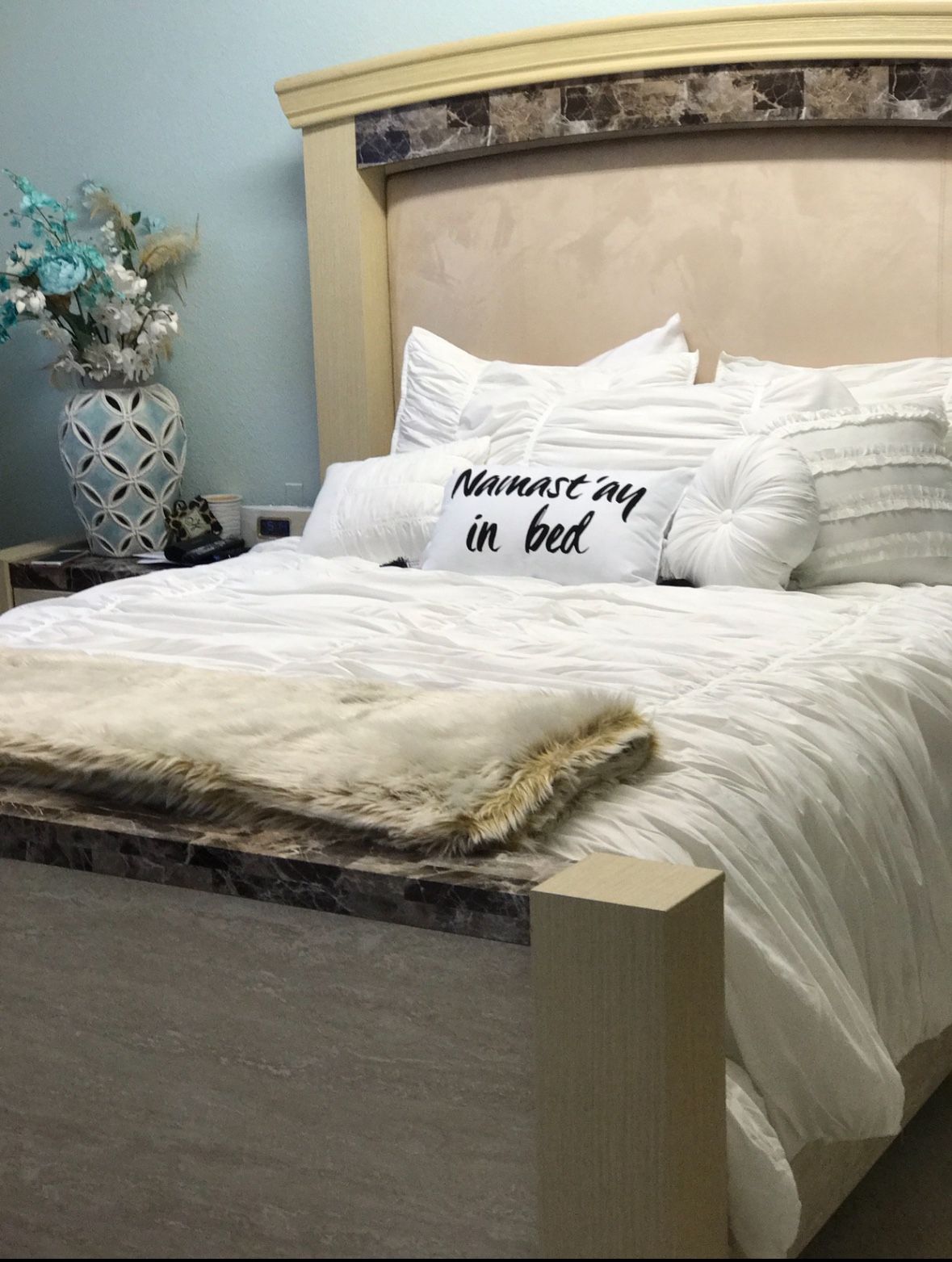 Queen Size Bed And Box Frame