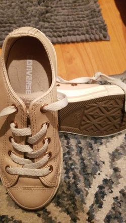 Converse size 13 youth shimmer pink
