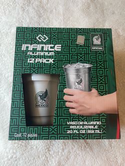 Vasos de aluminio delgado (12 pack)