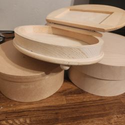 Unfinished Wood Boxes