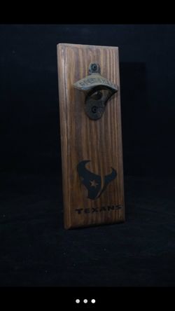 Houston Texans bottle opener