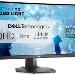 Dell S3422DWG Curved Gaming Monitor 34 Inch 1800R Curved Screen 144Hz