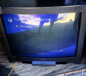 1996 Mitsubishi CS-35405 35" CRT TV with Remote Manual Original Receipt