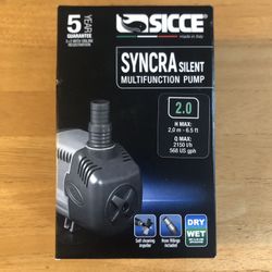 Sicce Syncra Silent 2.0 Multi-Purpose Pump