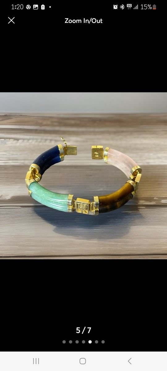 Natural Jade & Natural Stones Bracelet