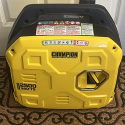 Generador Inverter “ Champion 2500 Watts “ Semi Nuevo ( Like New) En Excelente Condición 