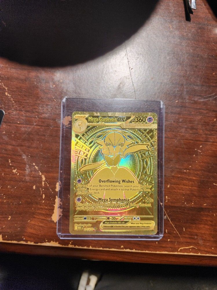 FRESHLY PULLED mint Gardevoir EX Gold