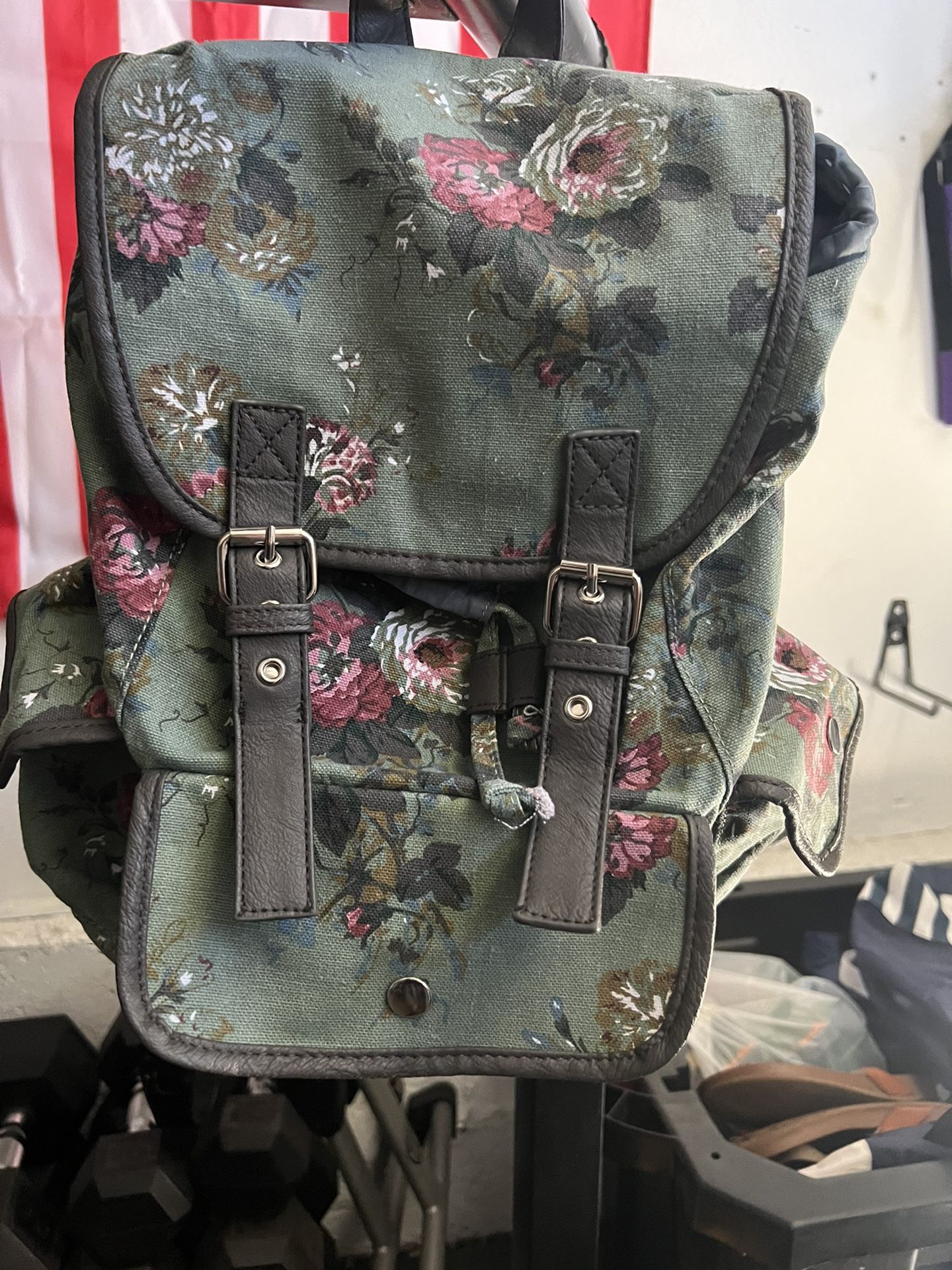 Floral Backpack 