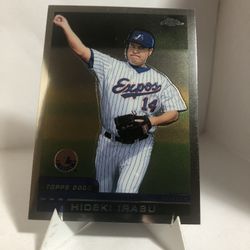 2000 Topps Chrome Hideki Irabu Montreal Expos Card #359