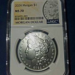 2024 MS 70 Morgan Silver Dollar