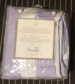 CoCaLo Collection purple Cotton Sateen Dust Ruffle