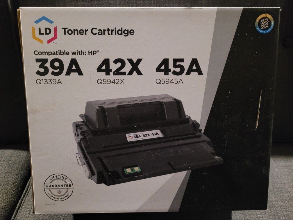 🔥 LD Toner Cartridge Black Compatible with: HP 39A Q1339A, 42X Q5942X, 45A Q5945A – Printer Office Supply Business Ink Copier 🖨 

✨ New in Box 