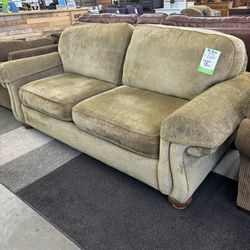 Sage Color Flexsteel Sofa Couch 88” Wide