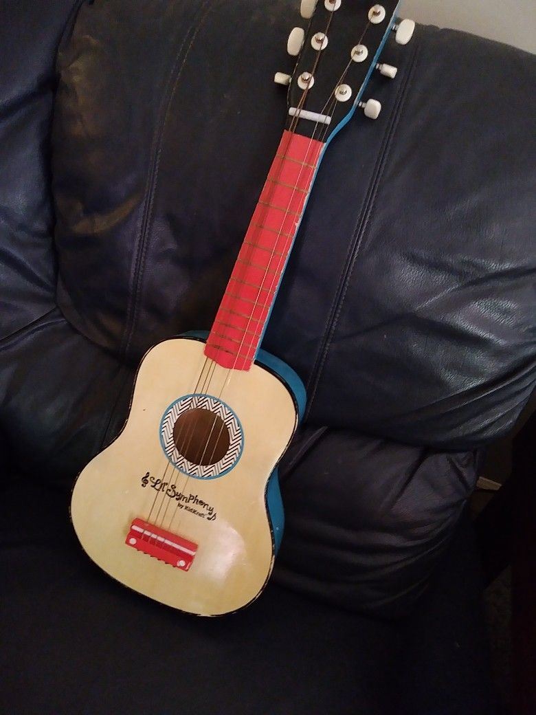 LIL SYMPHONY BY KidKraft Learning. Guitar. All Wood No Plastic.