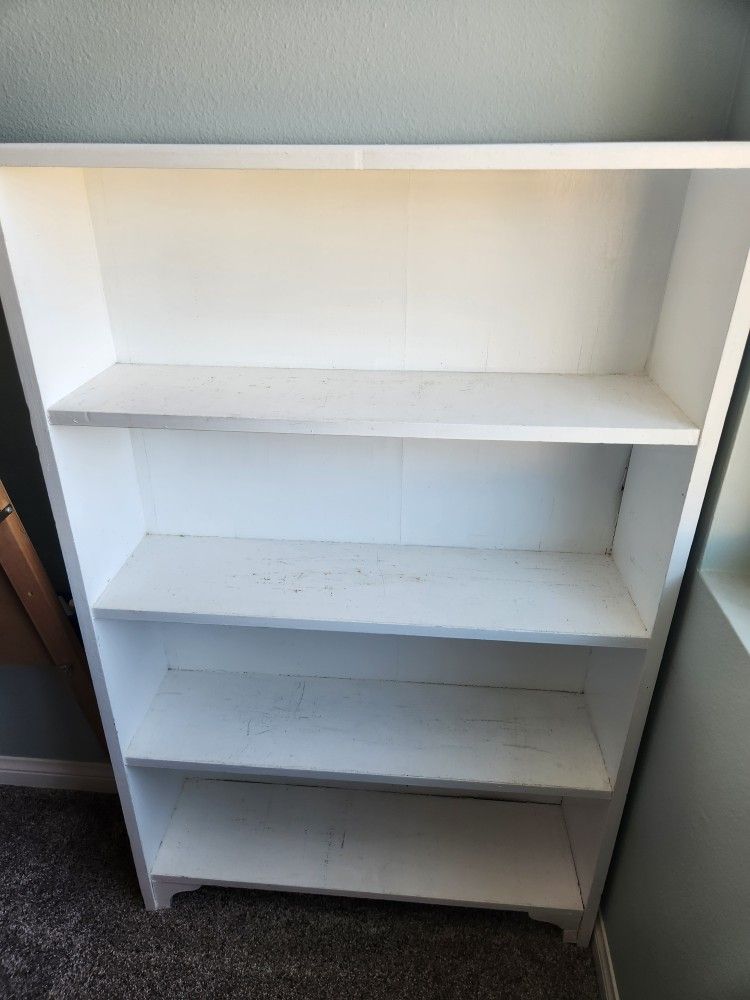White Bookshelf