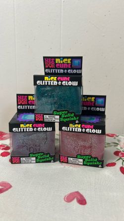 AUTHENTIC NeeDoh Nice Cube Glitter and Glow  ($20 each)
