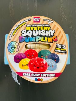 CRAZY FUN MYSTERY SQUISHY DUMPLING RARE RUBY EDITION