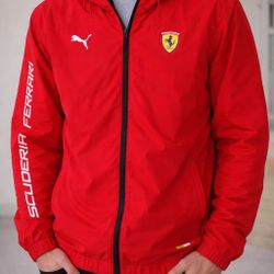 Red Ferrari Jacket Size Medium 