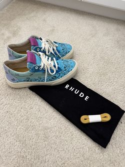 Rhude Blue & Purple Festival Bandana V2 Shoes