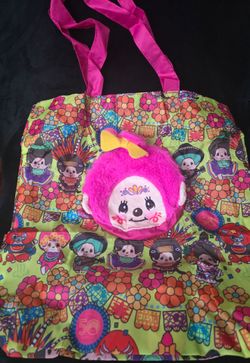 Monchhichi tote bag