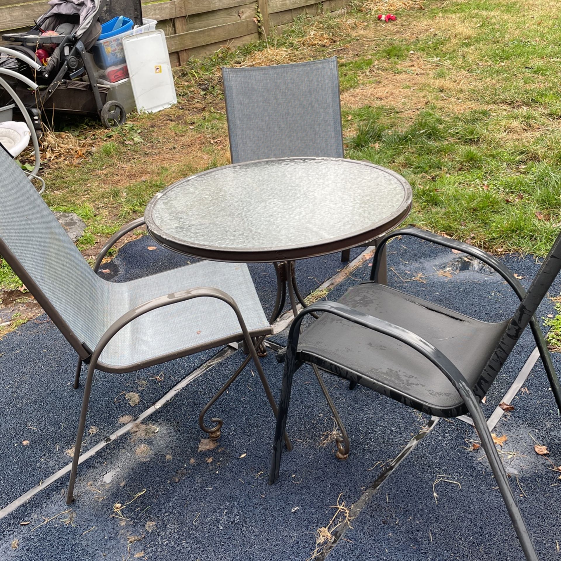 Outdoor Table And Chairs.